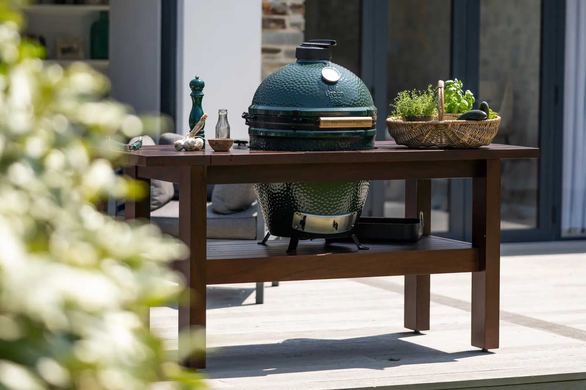 Big Green Egg Premium Royal Mahogany Table