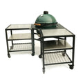 Big Green Egg Corner Modular Nest | 2 Expansion frames with Stainless Steel Surfaces