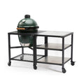 Big Green Egg Modular Nest + Expansion Frame + Stainless Steel Shelves