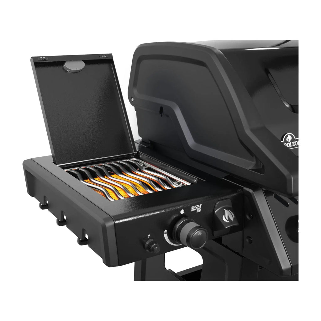 Napoleon Grills FREESTYLE PRO 365 Gas BBQ - 3 Burners in Black with Infrared Side Burner | FP365DSIBPK-1-GB