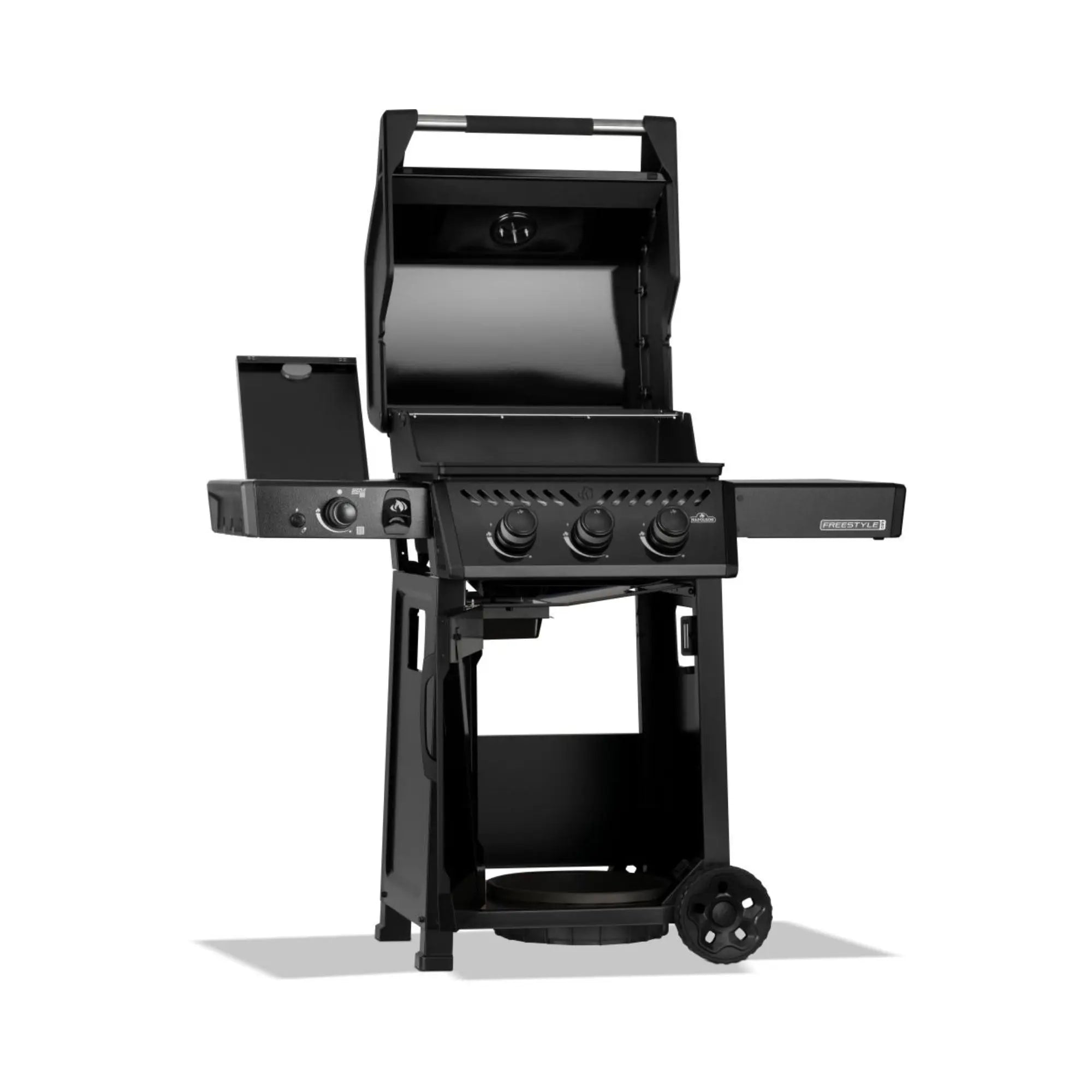 Napoleon Grills FREESTYLE PRO 365 Gas BBQ - 3 Burners in Black with Infrared Side Burner | FP365DSIBPK-1-GB