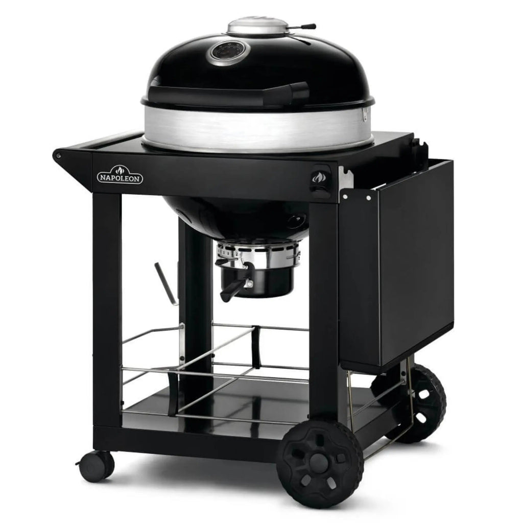 Napoleon Professional 22 Charcoal 57cm Kettle Grill Barbecue with Cart