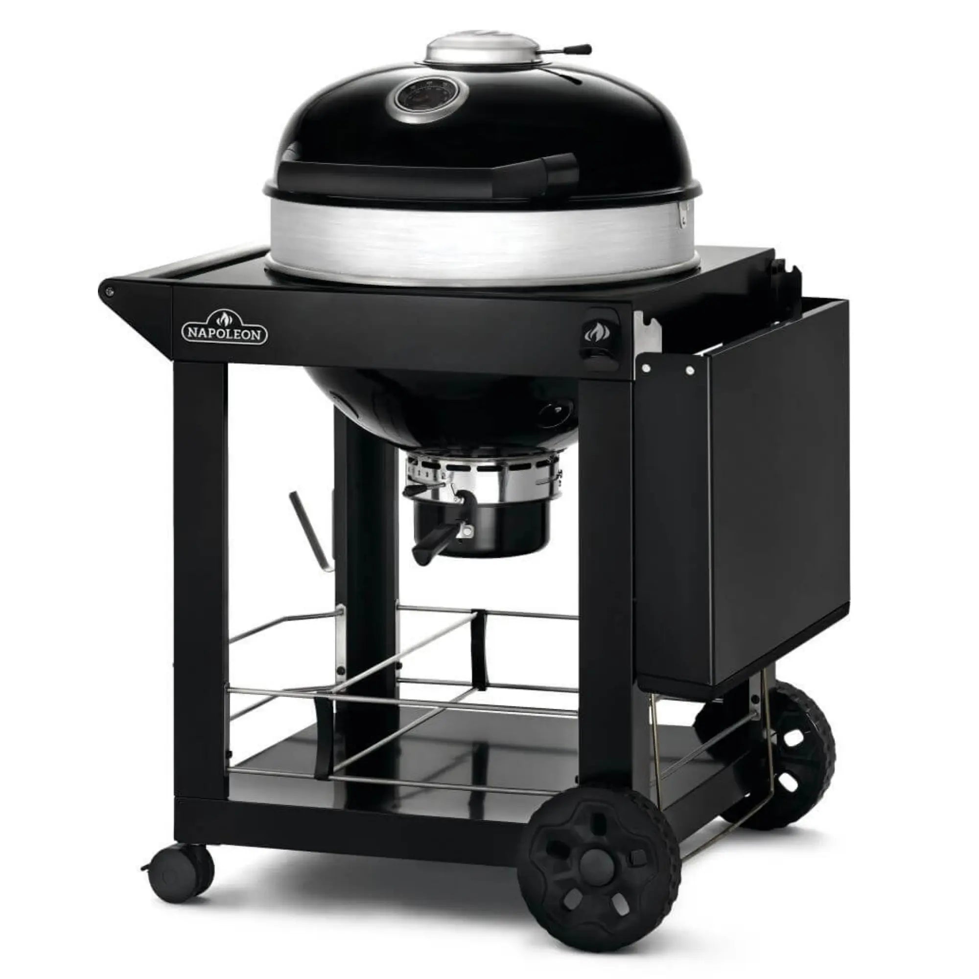 Napoleon Professional 22 Charcoal 57cm Kettle Grill Barbecue with Cart