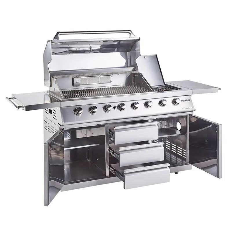 New Outback Signature 6 Burner Hybrid IR BBQ Bundle