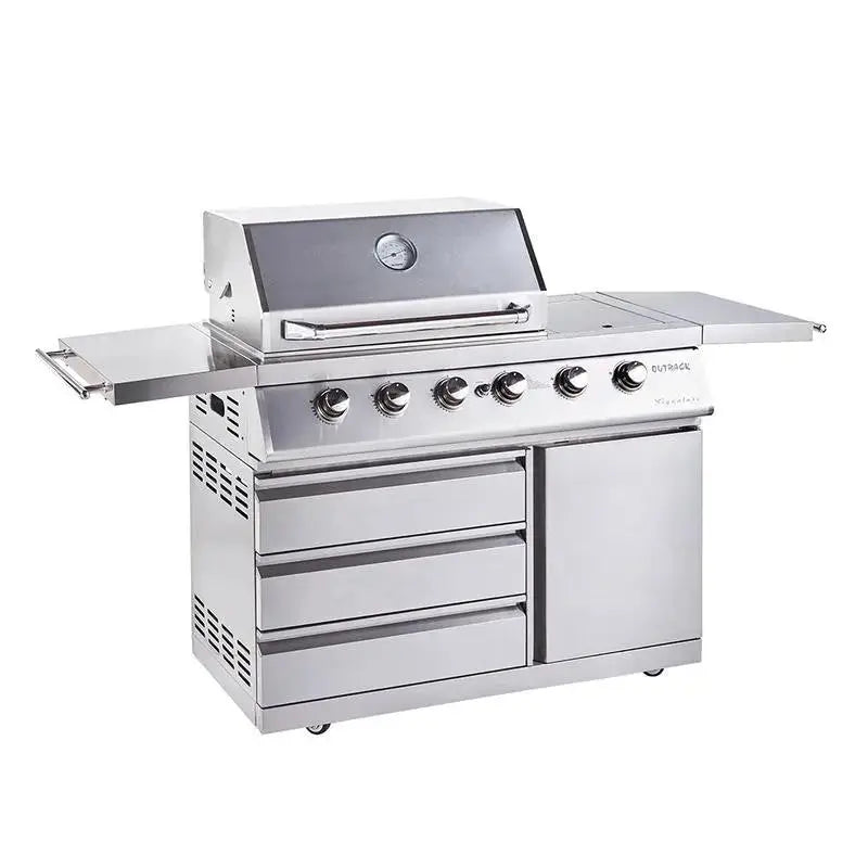 Outback Signature II 4 Burner Hybrid BBQ | Free Rotisserie + Cover