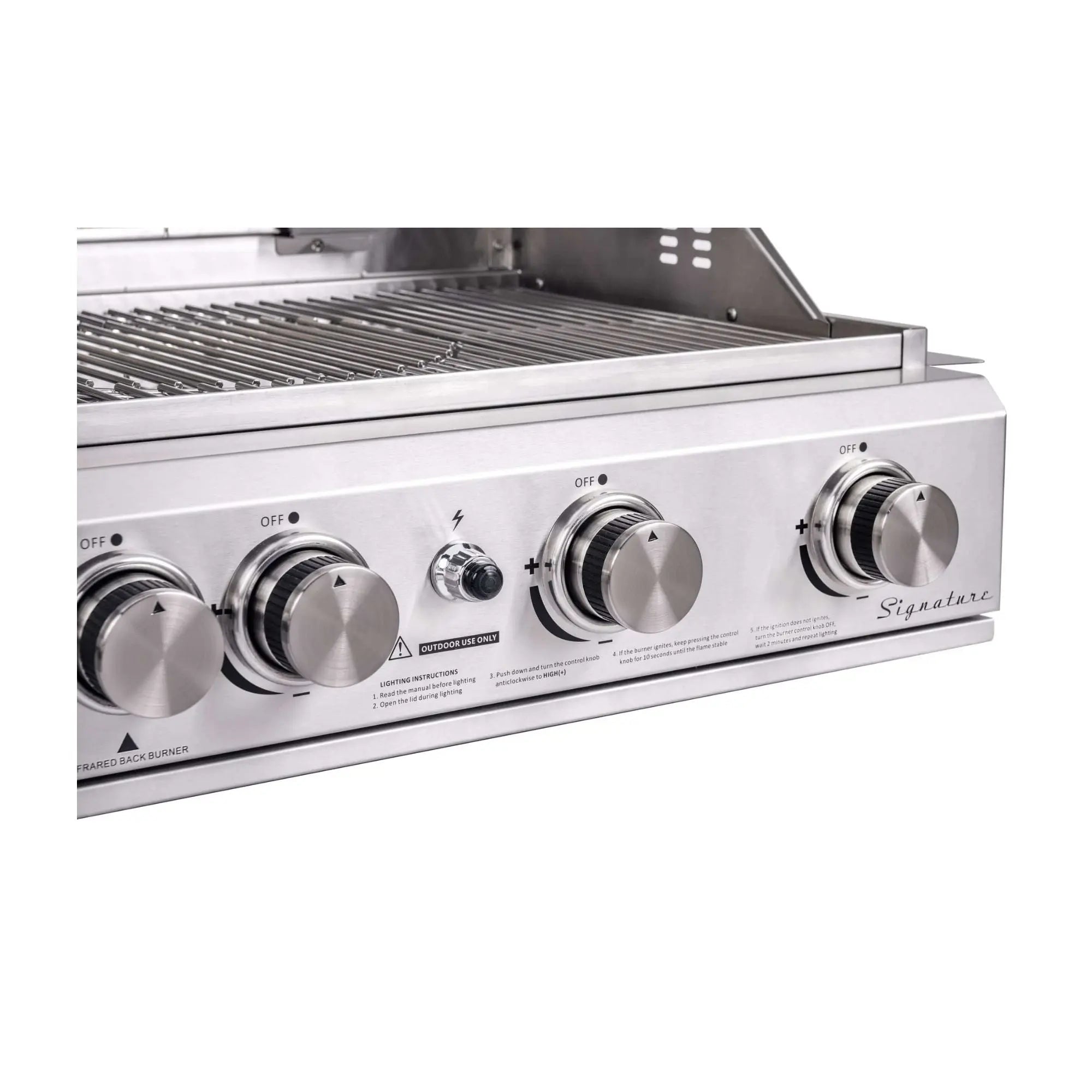 Outback Signature 4 Burner Hybrid Stainless Steel – Built In | OUT371079