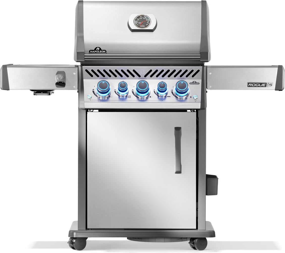 Napoleon Rogue Pro-S 425 Grill and Infrared Side Burner with Cart