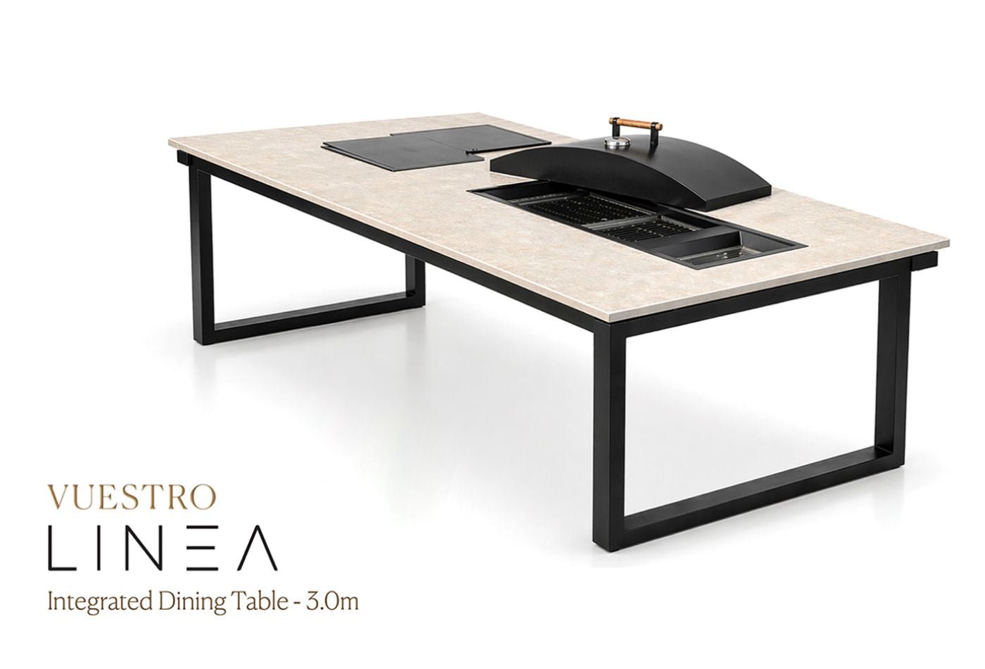 Vuestro Linea - Rectangular Integrated Dining Table (3.0m)